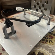 Oakley Radar telaio nero lucido icone argento nuovo veloce S/H B6