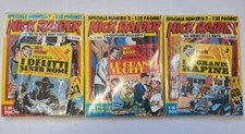 NICK RAIDER SPECIALE-LOTTO DI 3 FUMETTI NUOVI "CELLOPHANATI CON ALBETTO" 
