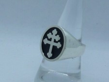 Anello croce lorena - croce, argento