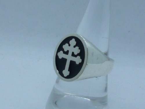 Anello croce lorena argento - croce,
