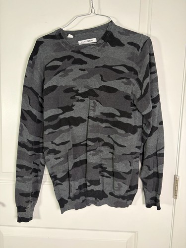 Maglione girocollo mimetico