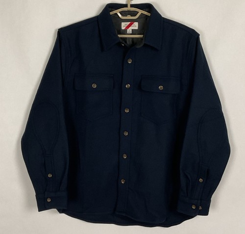 Giacca camicia lana - , navy