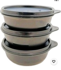 TUPPERWARE 3 CIOTOLE MULTIPLE  300ml  Colore Nero 
