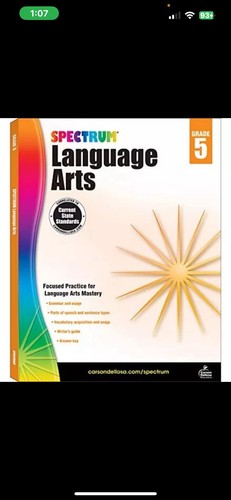 Spectrum language arts - spectrum, grade
