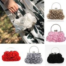 Femme Fleur Pochette Main