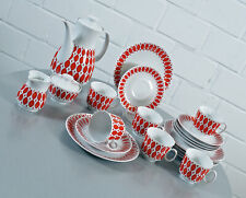 Winterling Kirchenlamitz Bavaria porcellana rossa vari pezzi anni 60