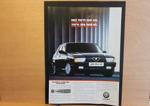 Original alfa romeo twin - alfa, 75