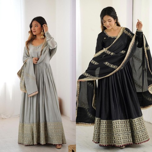 Abito vestito anarkali - vestito,