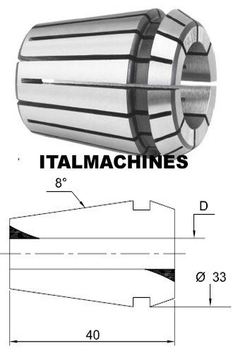 Pinza er32 per frese - pinza,