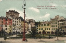 SANTA MARGHERITA LIGURE - Saluti, Piazza Vittorio Emanuele, Cartolina