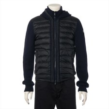 Moncler MAGLIONE 15 anni piumino nylon M uomo blu navy A20919413700 swit