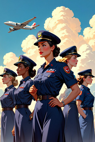 Poster stile pinup retrò - stile,
