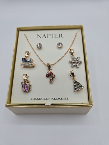 Napier set orecchini collana - set,