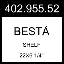 IKEA BESTA BESTÅ Shelf White