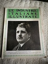 Le Industrie Italiane Illustrate giugno 1919In Copertina cav. Mario Fontana