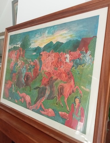 Aligi sassu litografia - aligi,