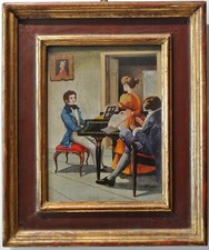 Quadro Olio su tela, ambiente