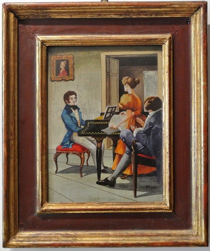 Quadro olio tela ambiente - su, tela,