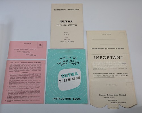 Vintage ultra television - vintage,