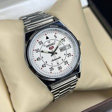 Orologio Uomo Seiko 5 Bianco