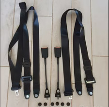 Cinture di sicurezza statiche anteriori Fiat 500 epoca