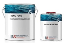 ANTIVEGETATIVA + DILUENTE STOPPANI IBS NEMO PLUS BLU NERO ROSSO BIANCO