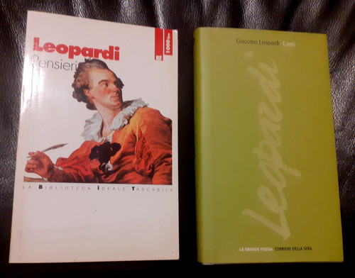 Libri giacomo leopardi - giacomo,
