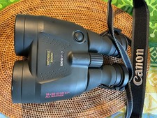 Binocolo Canon 18x50 stabilizzazione immagine per tutte le stagioni con custodia e collare. BENE