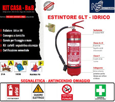 ESTINTORE ACCIAIO A SCHIUMA DA