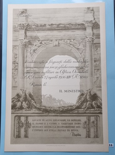 Regno diploma bianco x - diploma, in