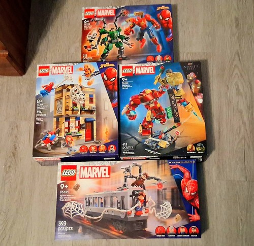 Lotto lego marvel spider man - lotto, (spider-man