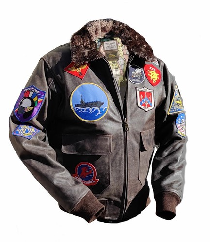 Giacca pelle uomo marrone - di,