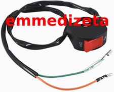 Pulsante / Interruttore SWITCH UNIVERSALE LUCI O ALTRO MANUBRIO MOTO - Nuovo
