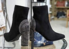 STIVALETTI DONNA NERI  CON