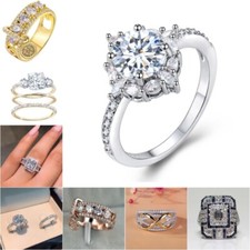 Anelli Cubic Zirconia Misura