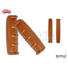 Coppia Manopole + Manopoline Bici Epoca - R - Bacchetta - Vintage Marrone Chiaro