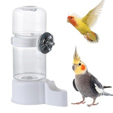 Automatic Pet Bird Water Feeder, Water Dispenser for Cage, Bird Cage Suspended A
