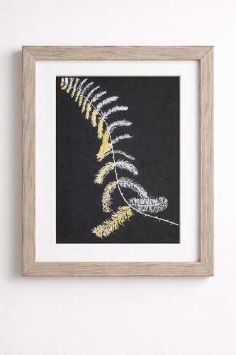 Quadro moderno felce botanica