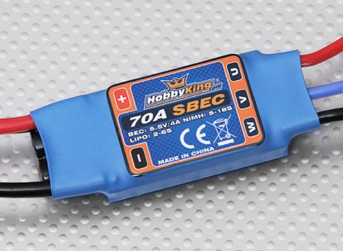 Hobbyking 70a speed brushless - hobbyking,