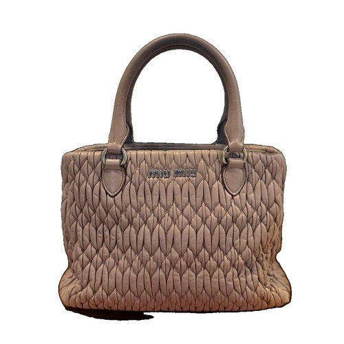 Borsa tote bag logo - miu, miu