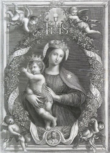 Madonna coronata con - coronata, bambino