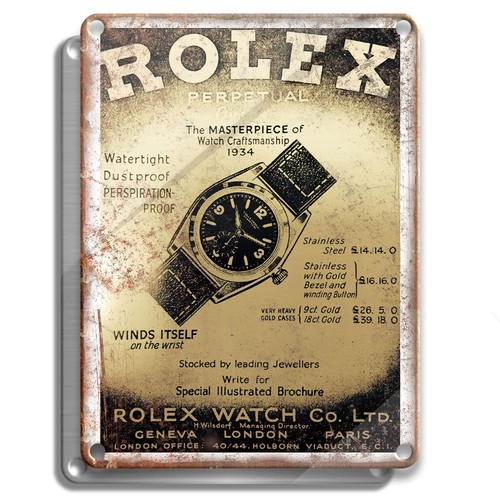 Insegna metallo orologio - insegna, in