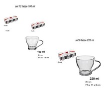 18 tazze manico metallo 12