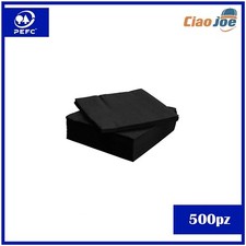 Tovaglioli Neri Cocktail 12x12