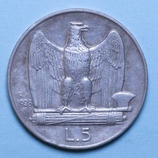 VITTORIO EMANUELE III 5 LIRE