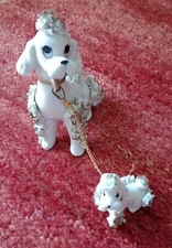 Cagnolini barboncini in porcellana. Vintage anni 60. 