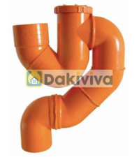 Sifone Palermo Ø125 in PVC Made in Italy