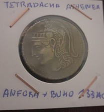 TETRADRACMA. ATHENEA. ANFORA Y