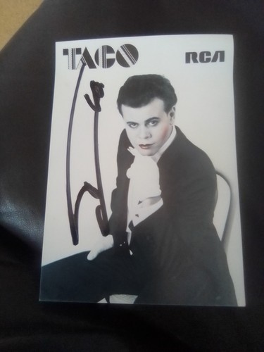 Taco autografo originale - autografo, originale-