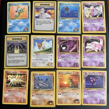 Pokemon Lotto Carte Gym Heroes ENG Inglese Pokémon Cards